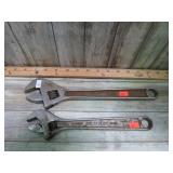 12" & 10" ADJUSTABLE WRENCHES