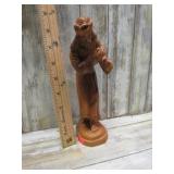 CARVED OLIVE WOOD JESUS FIGURINE