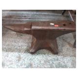 1917 FISHER BLACKSMITH ANVIL -- 76 1/2 lbs