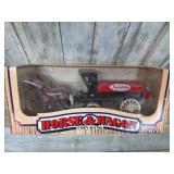 TRUE VALUE HORSE & WAGON COIN BANK