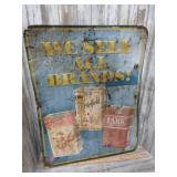 VINTAGE METAL CIGARETTE SIGN