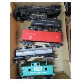MARX MODEL TRAIN ENGINE & CARS