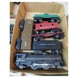 MARX MODEL TRAIN ENGINE & CARS