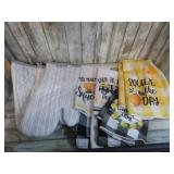 DISH TOWELS & POT HOLDERS