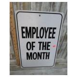 EMPLOYEE OF THE MONTH SIGN