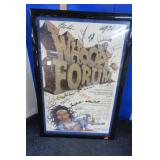 AUTOGRAPHED WOOPI GOLDBERB FORUM SHOW POSTER