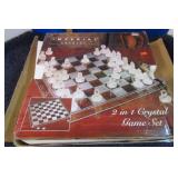 CRYSTAL CHESS & CHECKERS GAME