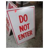 DO NOT ENTER SIGN