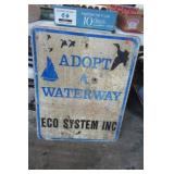 ADOPT A WATERWAY SIGN