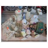 TRAY LOT -- FIGURINES, ETC