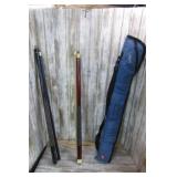 2-- 2pc POOL CUE STICKS