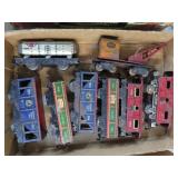 MARX MODEL TRAIN TIN CARS