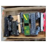 MARX MODEL TRAIN ENGINE & TIN CARS