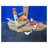 SEA GULL DRIFT WOOD SCULPTURE