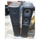 PAIR-- INFINITY SPEAKERS -- MISSING ONE COVER