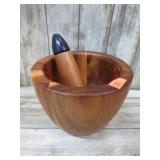 THYME & TABLE WOODEN MORTISE & PESTAL