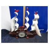 VINTAGE SAILING SHIP CLOCK