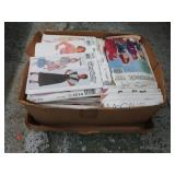 BOX LOT -- SEWING PATTERNS