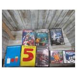 ASSORTED VIDEO GAMES & ARCADIA SKEET GAME PART
