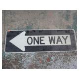 ONE WAY STREET SIGN