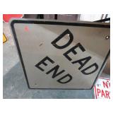 24" X 24" DEAD END STREET SIGN