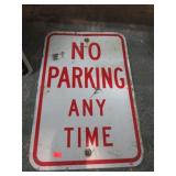 12" X 18" NO PARKING ANYTIME SIGN