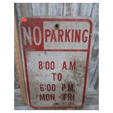 NO PARKING SIGN