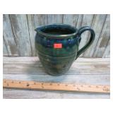 SIGNED STONEWARE PITCHER