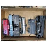 MARX MODEL TRAIN ENGINE & TIN CARS