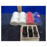 POKER CHIPS & PLUG CUTTERS