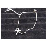 STERLING SILVER STARFISH BRACELET -- 3.5gms