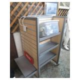 STORE DISPLAY W/ SLAT WALL HANGERS