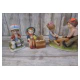 PORCELAIN FIGURINES -- ONE IS OCCUPIED JAPAN