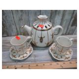 PARTYLITE TEA FOR TWO CANDLE VOTTIVE SET