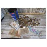 FOREIGN MONEY COINS & NOTES
