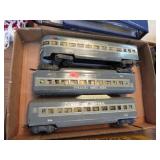 MARX "O" SCALE MODEL TRAIN PASSENGER CARS