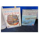MAN-O-WAR & CIVIL WAR SHIP BOOKS
