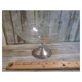 BOWL W/ SILVER BASE