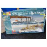 1:350 SMS DRESDEN & EMDEN SHIP MODELS