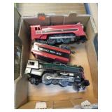 MARX TIN MODEL TRAIN ENGINES & TENDER
