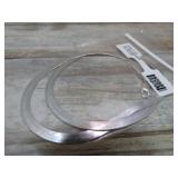 STERLING SILVER HERRINGBONE NECKLACE