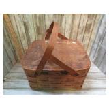 VINTAGE SPLIT OAK BASKET