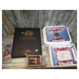 DALE EARNHARDT PLATES & RACER CARDS