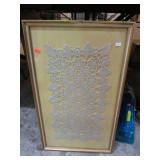 FRAMED LACE