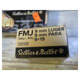 100-- 9mm FMJ CARTRIDGES
