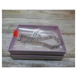 STERLING SILVER BRACELET W/ .125CTW DIAMONDS .471