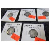 5-- MERCURY DIMES