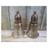 PAIR-- STERLING SILVER S&P SHAKERS