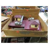 VINTAGE MARX MODEL TRAIN SCENERY AND LOADING DOCKS