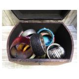 TRAVEL CASE AND BANGLE BRACELETS